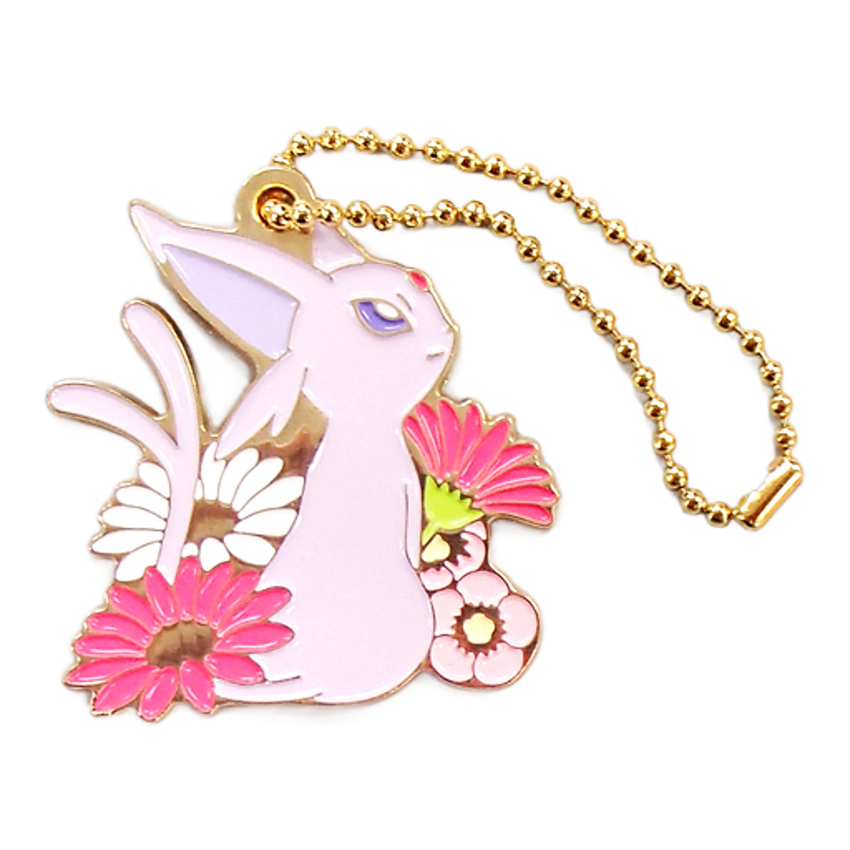 Espeon Pokemon Ichiban Kuji Eievui & Flowers Design Charm Prize G Charm [USED]