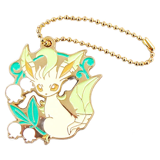 Leafeon Pokemon Ichiban Kuji Eievui & Flowers Design Charm Prize G Charm [USED]