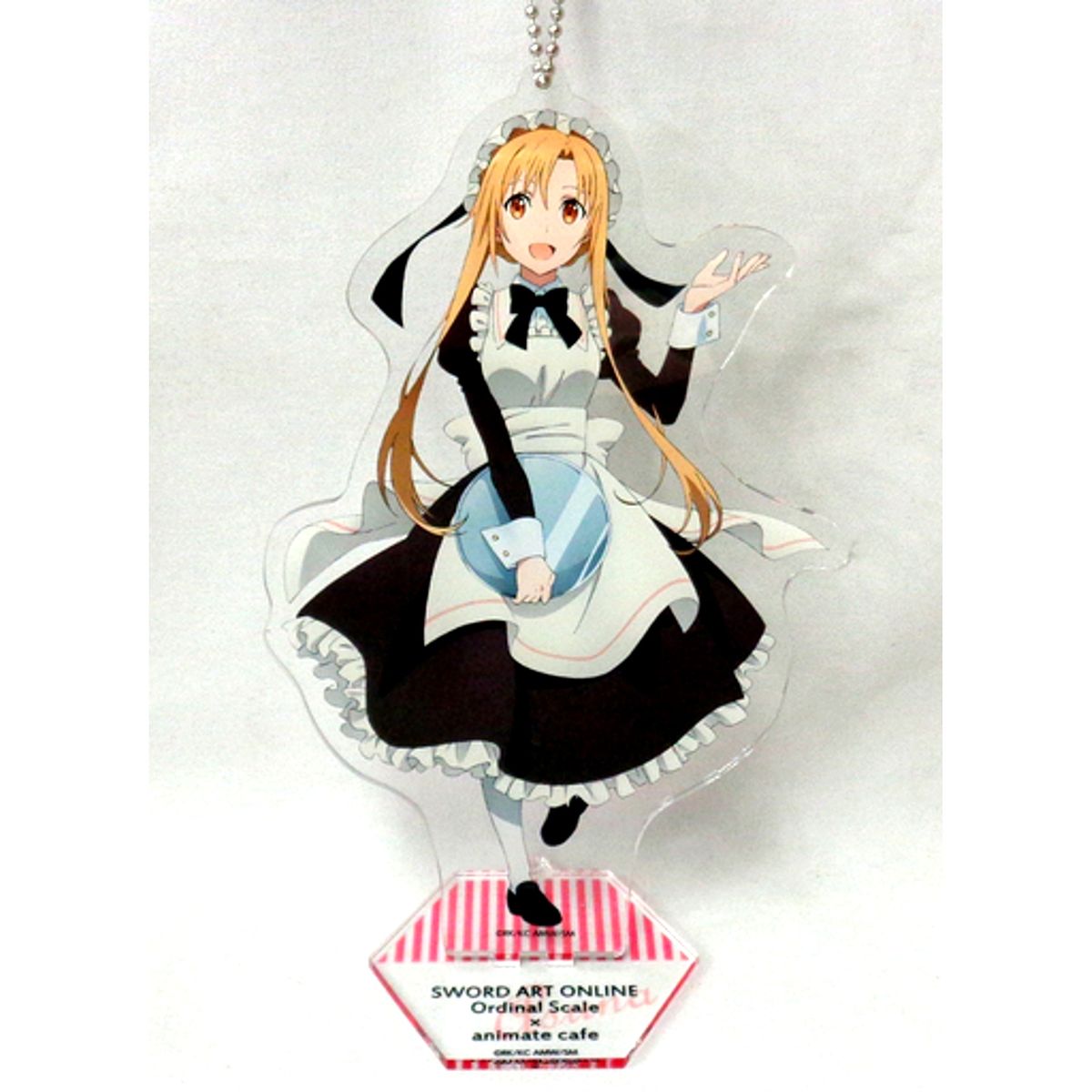 Asuna Yuuki Ver. Illustration Big Acrylic Stand Sword Art Online The Movie: Ordinal Scale x animate cafe [USED]