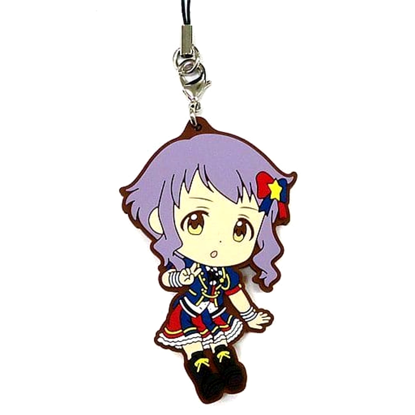 THE IDOLM@STER Million Live! Makabe Mizuki Ichiban Kuji TH@NK You for Smile!! Rubber Charm Kyunchara Illustrations Prize D [USED]