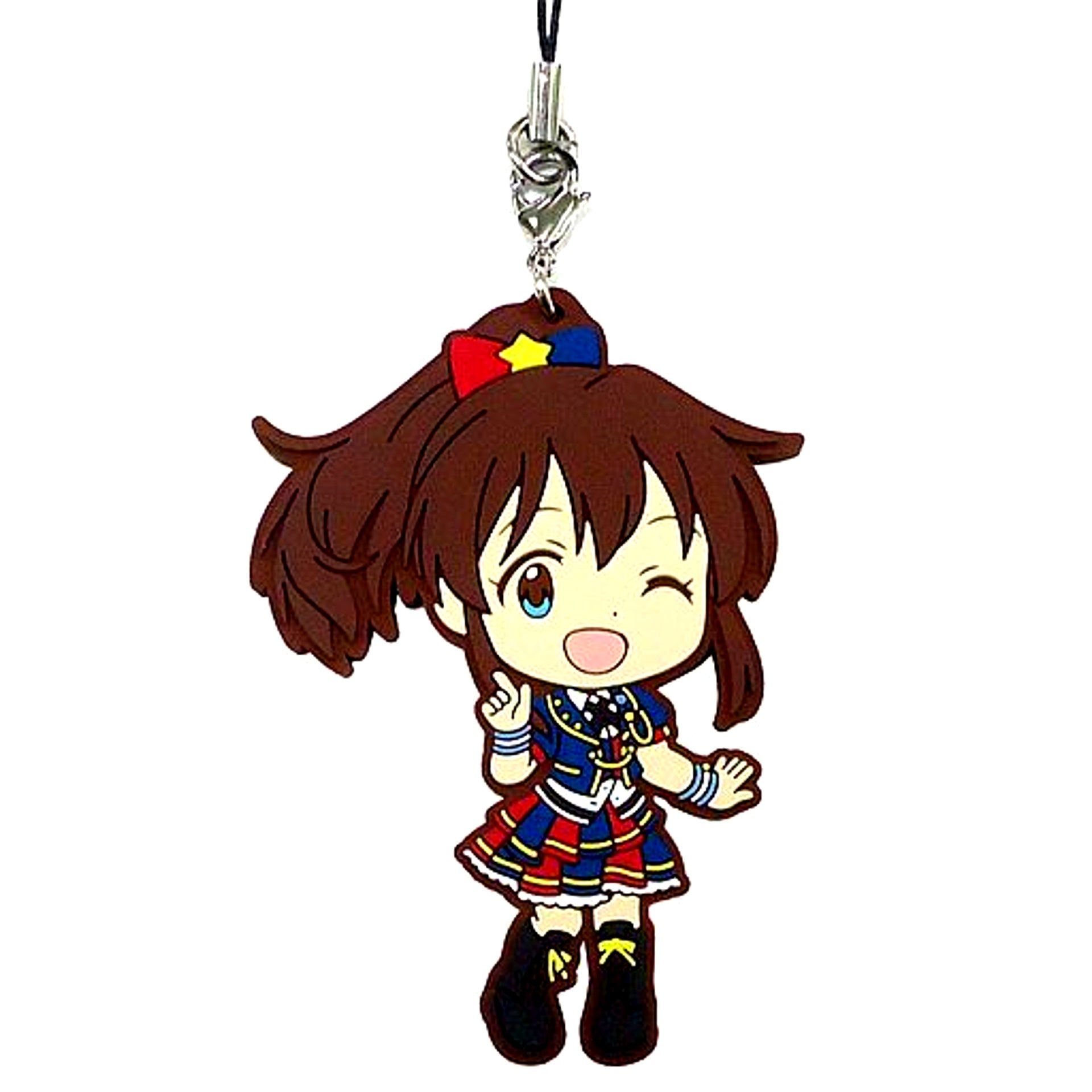 Minako Satake Rubber Strap Kyun Chara Illustrations Ichiban Kuji The Idolmaster Million Live! THANK YOU for SMILE!! Prize D [USED]