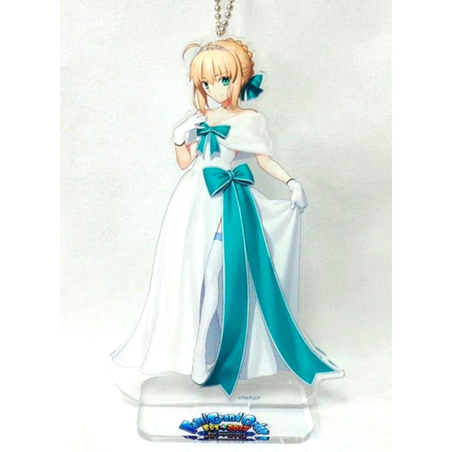 Saber Artoria Pendragon Fate/Grand Order Drawn Acrylic Mascot Anniversary Pick Up Fes 2017 2nd Anniv [USED]