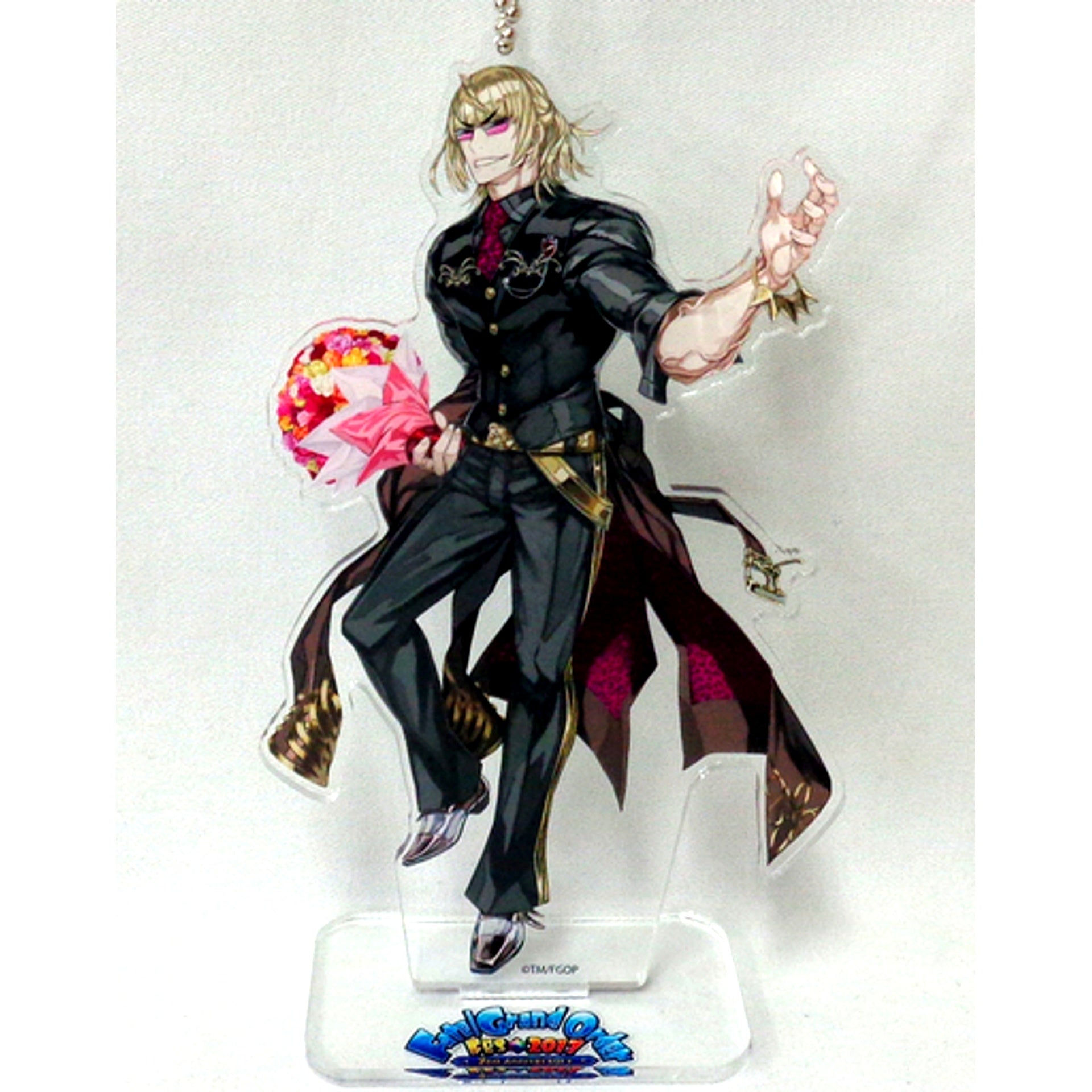 Berserker Kintoki Sakata 4th Singularity Fate/Grand Order Fes. 2017 2nd Anniversary Illustration Acrylic Mascot [USED]