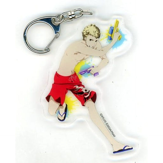Persona 5 the Animation: The Day Breakers Ryuji Sakamoto Trading Acrylic Keychains Special Event Junkissa Leblanc Attic Strategy Conference Limited Keychains [USED]