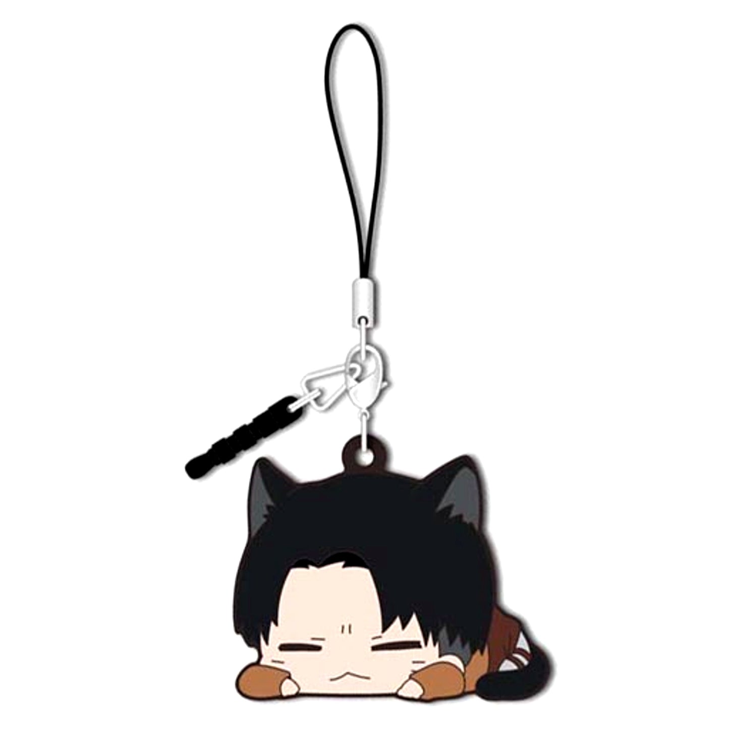 Levi Attack on Titan Nekomens Rubber Strap [USED]