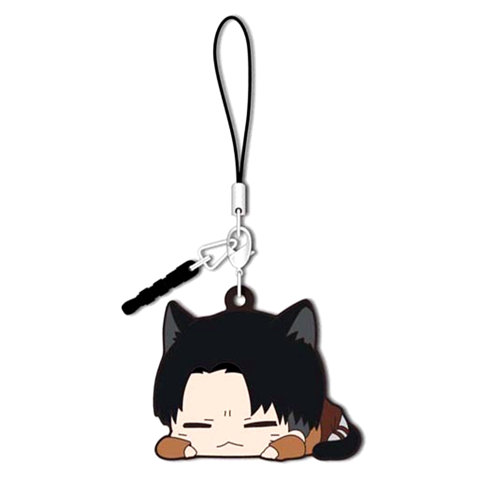 Levi Attack on Titan Nekomens Rubber Strap [USED]