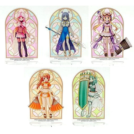 Magia Record: Puella Magi Madoka Magica Side Story Iroha Tamaki & Others All 5 Types Set Ichiban Kuji Acrylic Stand Prize F [USED]
