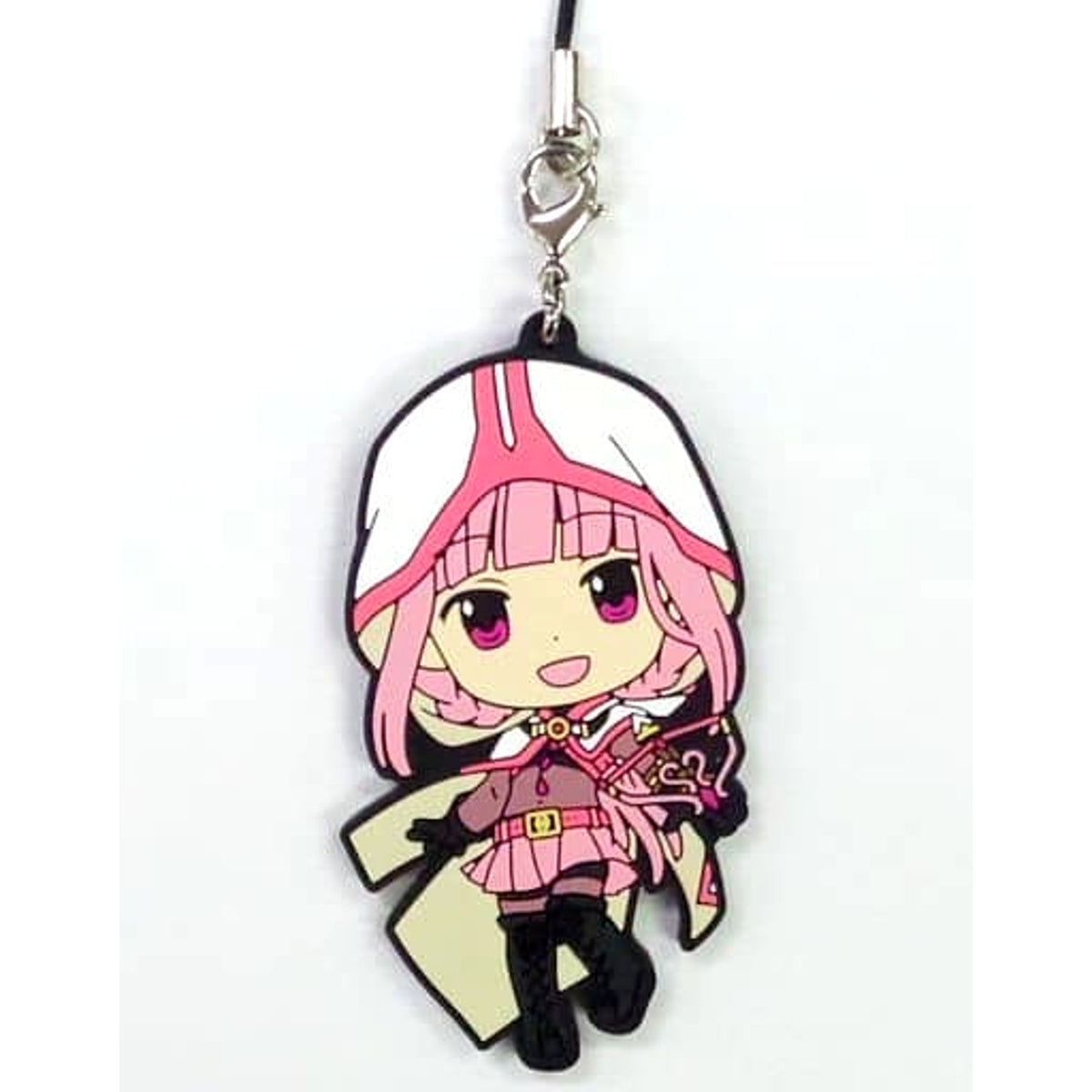 Magia Record: Puella Magi Madoka Magica Side Story Iroha Tamaki Ichiban Kuji Rubber Charm Kyunchara Illustrations Prize G [USED]
