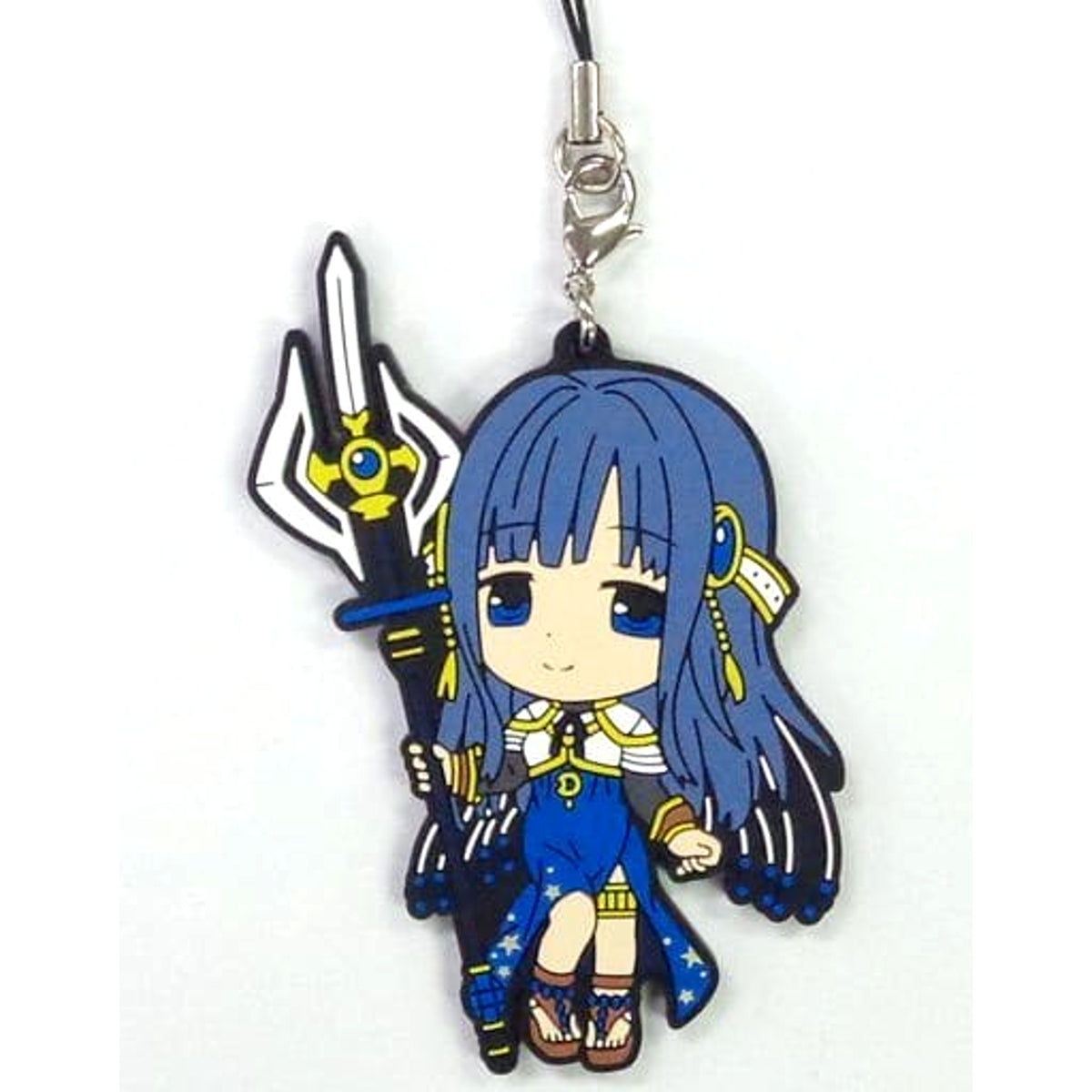 Magia Record: Puella Magi Madoka Magica Side Story Nanami Yachiyo Ichiban Kuji Rubber Charm Kyunchara Illustrations Prize G Keychains [USED]