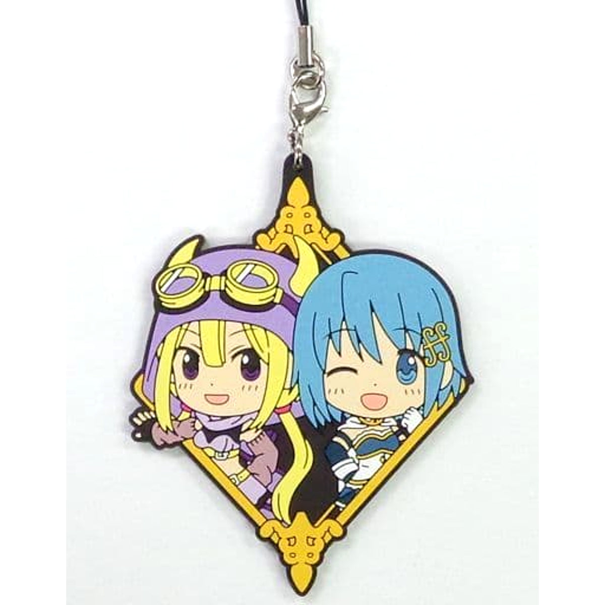 Magia Record: Puella Magi Madoka Magica Side Story Felicia Mitsuki Sayaka Miki Ichiban Kuji Rubber Charm Kyunchara Illustrations Prize G [USED]