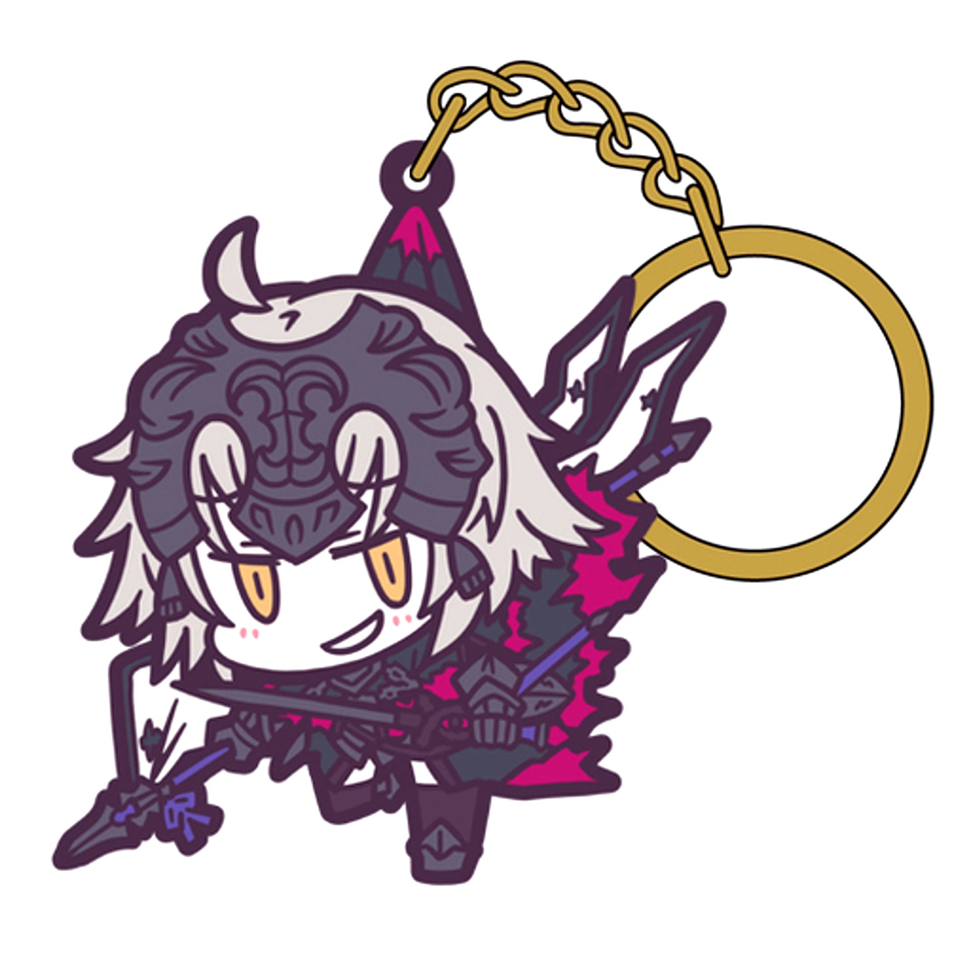Avenger Jeanne d'Arc Alter Fate/Grand Order Tsumamare Keychain [USED]