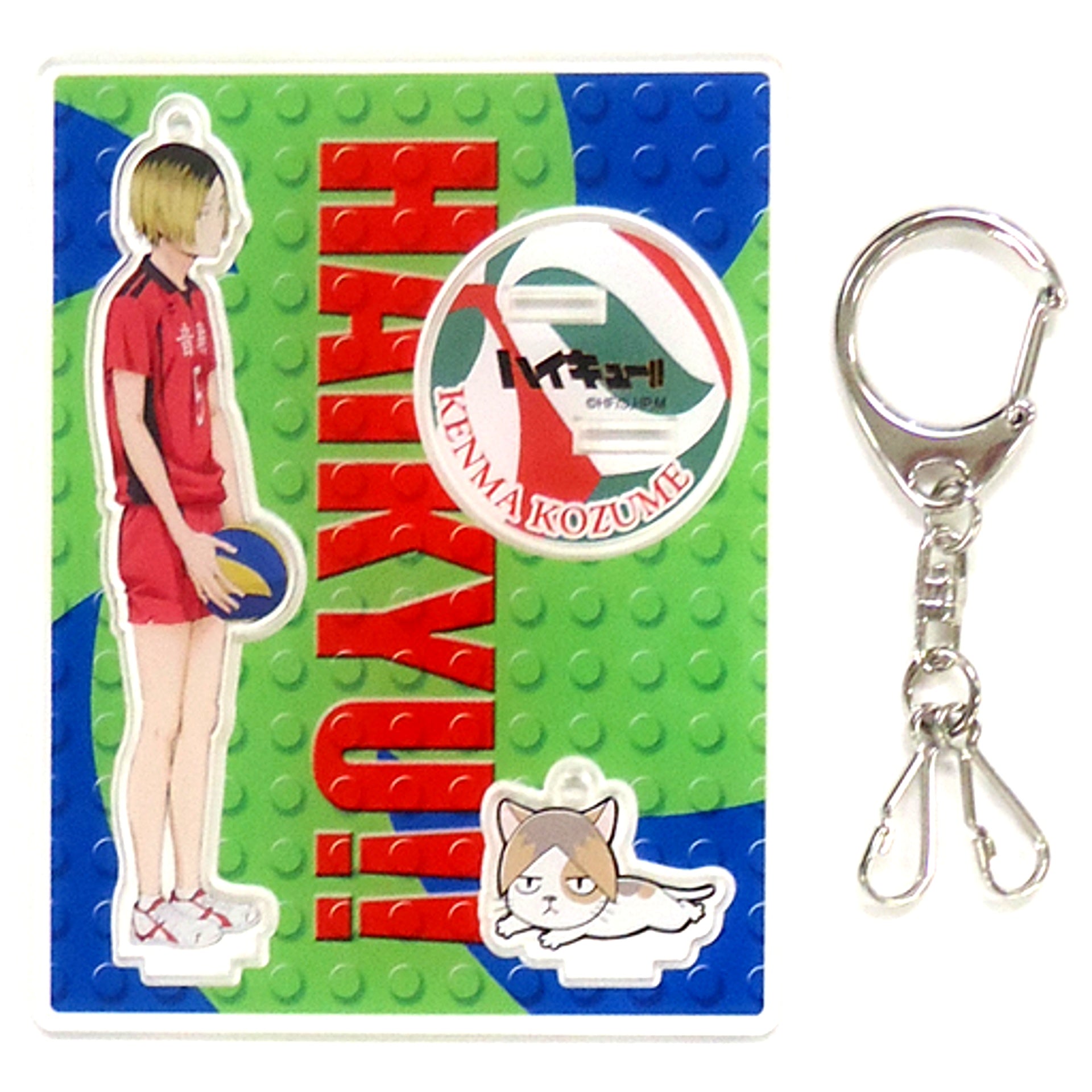 Kenma Kozume Haikyu!! x JUMP SHOP Karasuno High School Volleyball Club Trial Enrollment Goods Acrylic Stand Keychain [USED]