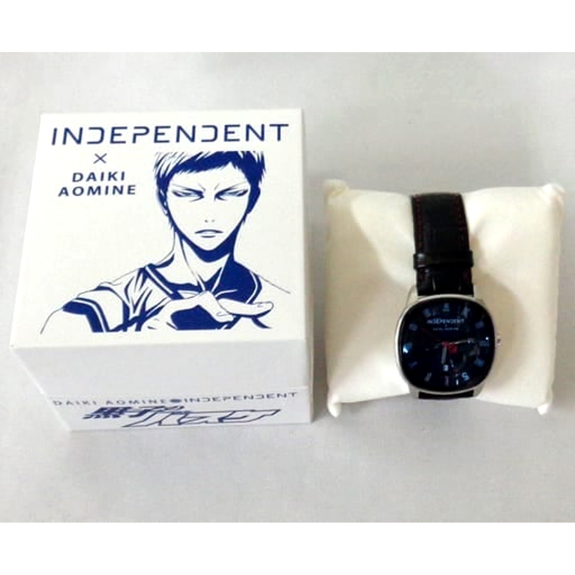 Kuroko's Basketball Daiki Aomine Model Official Collaboration Watch Leather Band Type INDEPENDENT [USED]