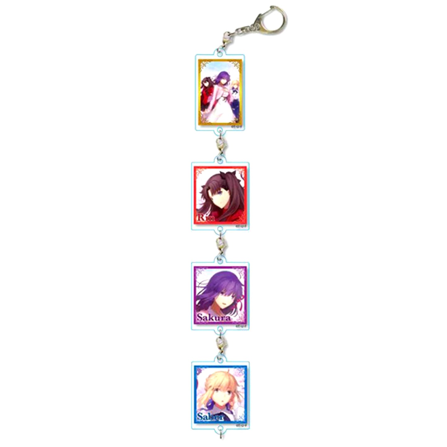 Group Fate/stay night Heaven's Feel The Movie 4-Connected Keychain [USED]