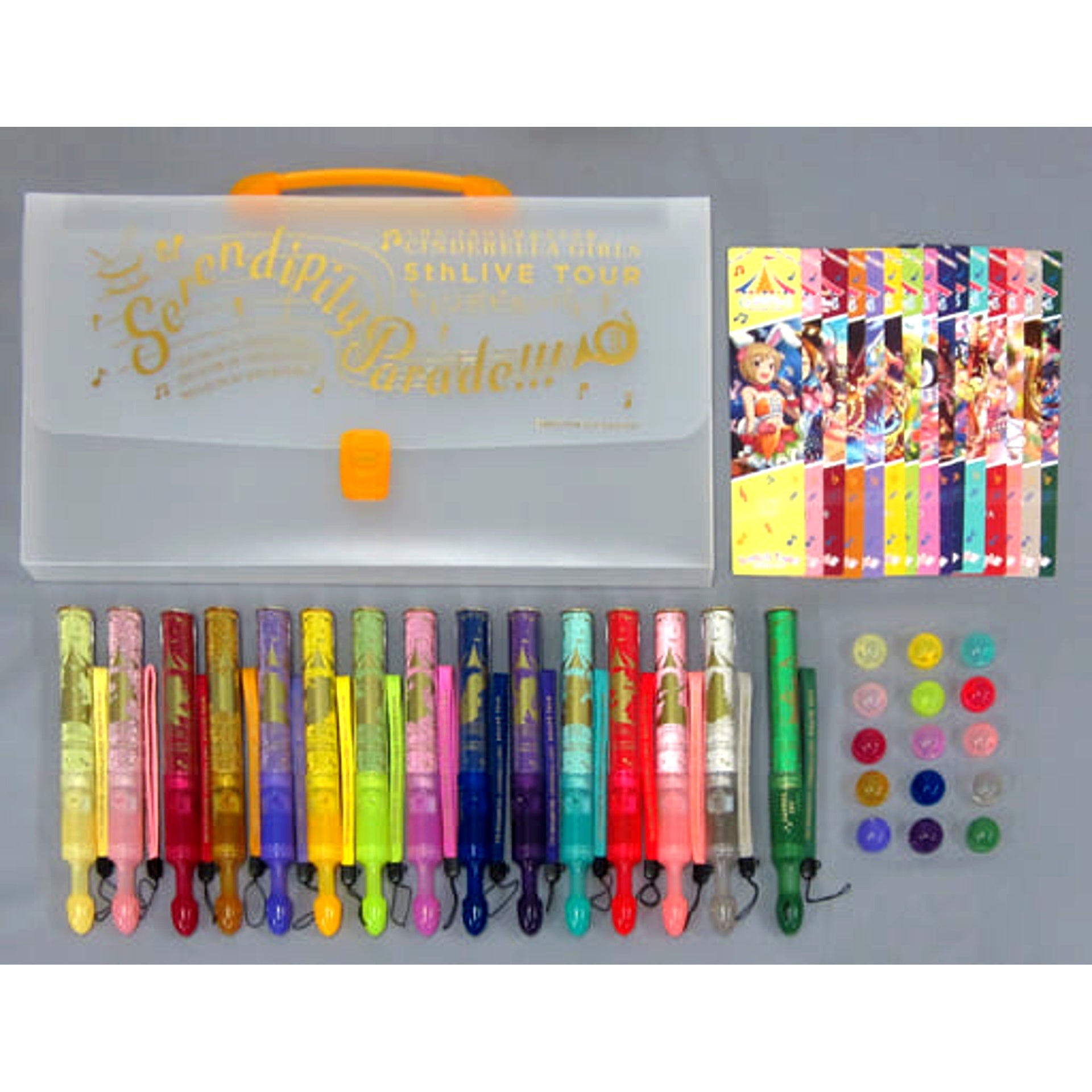 THE IDOLM@STER CINDERELLA GIRLS Official Concert Light 15-Color Set 5thLIVE TOUR Ver. at FUKUOKA THE IDOLM@STER CINDERELLA GIRLS 5thLIVE TOUR Serendipity Parade!!! [USED]