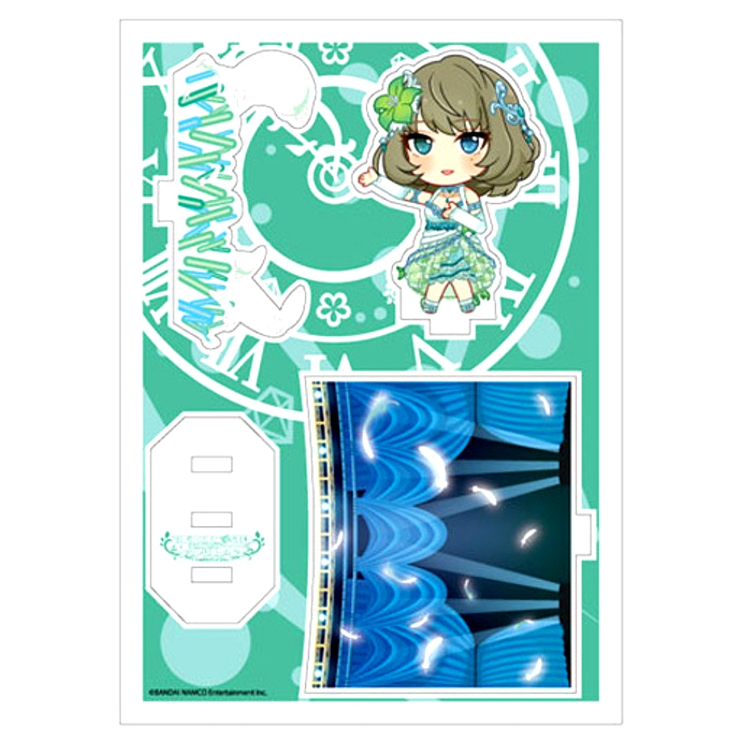 Kaede Takagaki Idolmaster Cinderella Girls Acrylic Character Plate Puchi [USED]