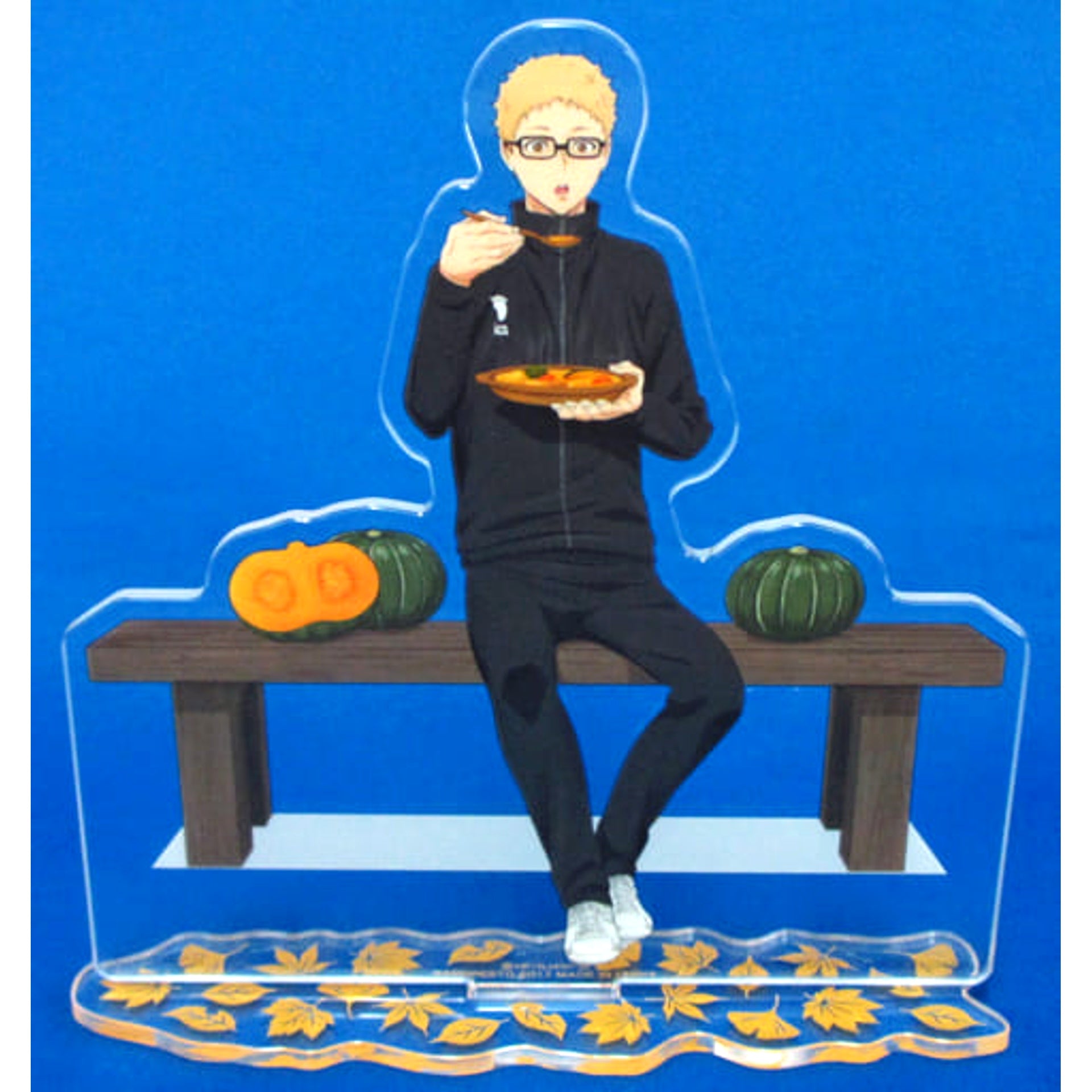 Haikyu!! Kei Tsukishima Ichiban Kuji Eat Rice, Eat Meat, And Eat Vegetables!! Acrylic Stand Prize L Acrylic Stands [USED]