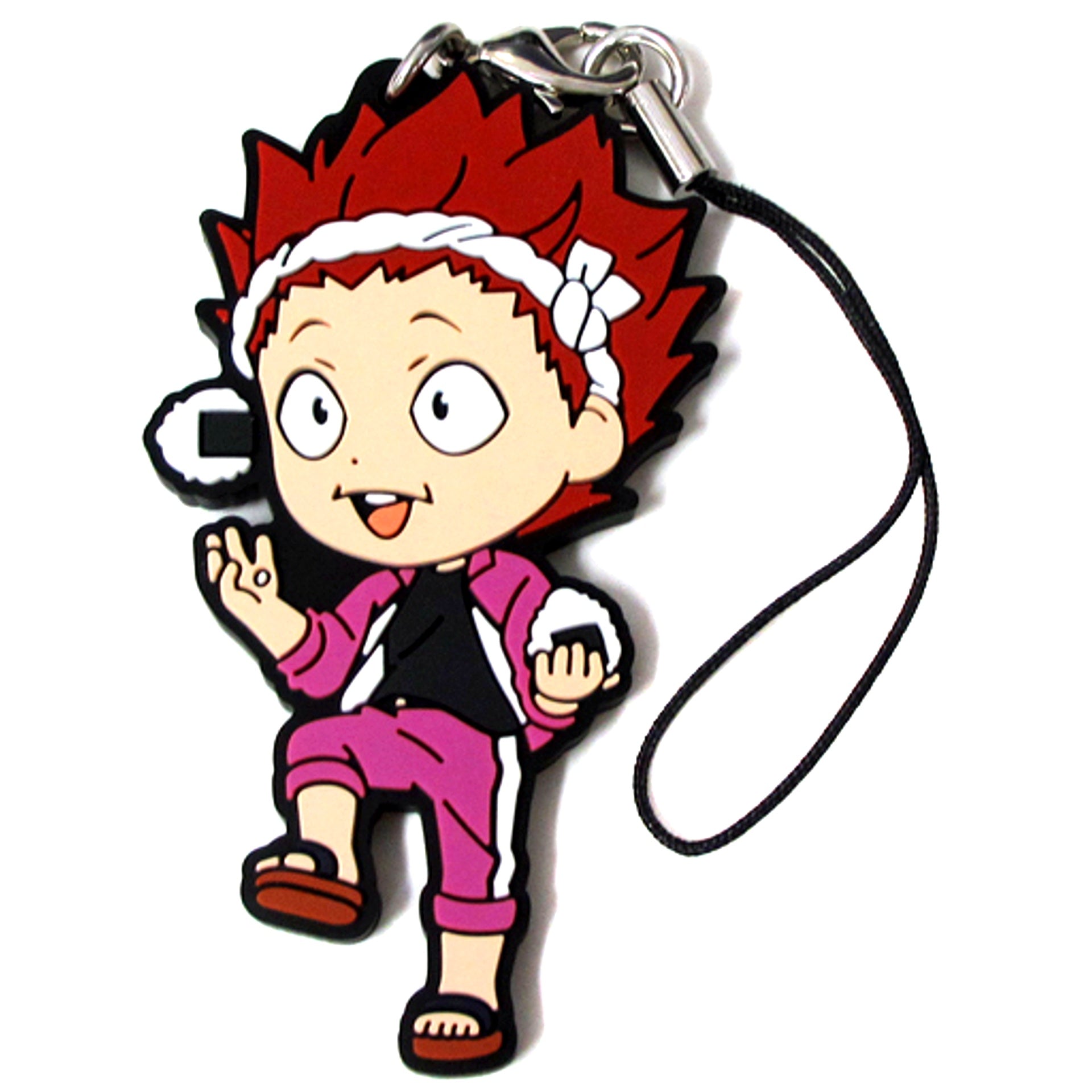 Satori Tendo 3rd Year Rubber Strap O Prize Kyun Chara Illustrations Ichiban Kuji Haikyu Kome o Tabero [USED]