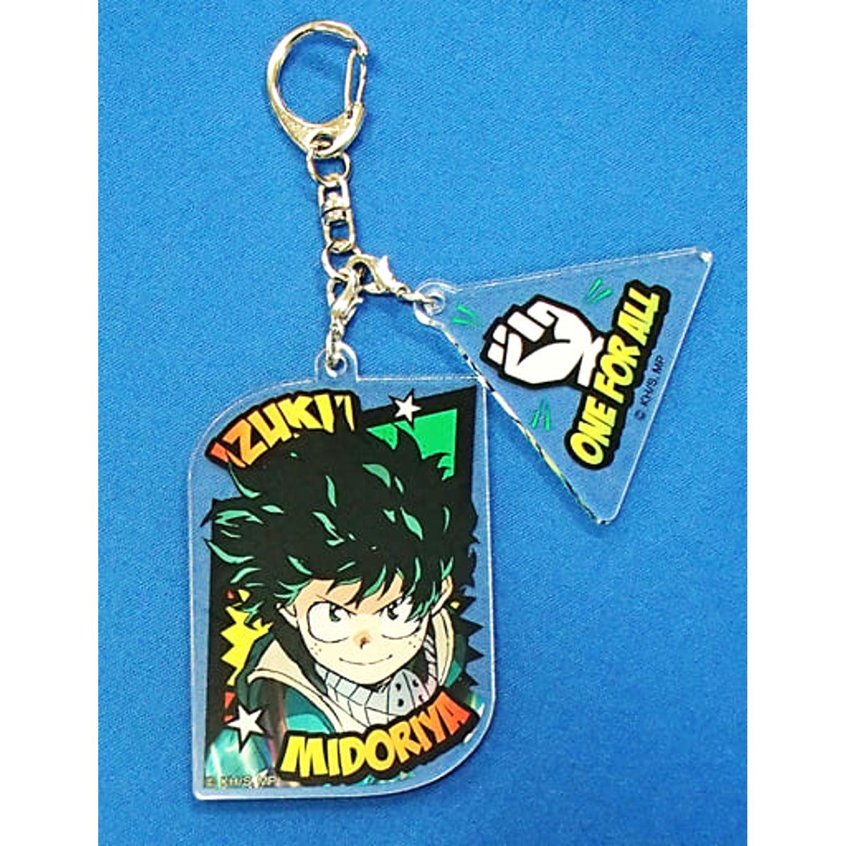 My Hero Academia Izuku Midoriya Double Acrylic Keychain J-World Tokyo Limited Keychains [USED]