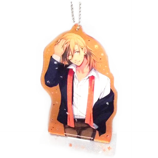 Uta no Prince Sama Ren Jinguji Acrylic Keychain With Stand Glitter Star Ver. 7th Special Anniversary Limited Keychains [USED]