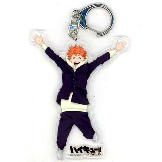 Shoyo Hinata Haikyu!! Acrylic Keychain A. Anime Genga Exhibition IN Tokyo Skytree Town [USED]