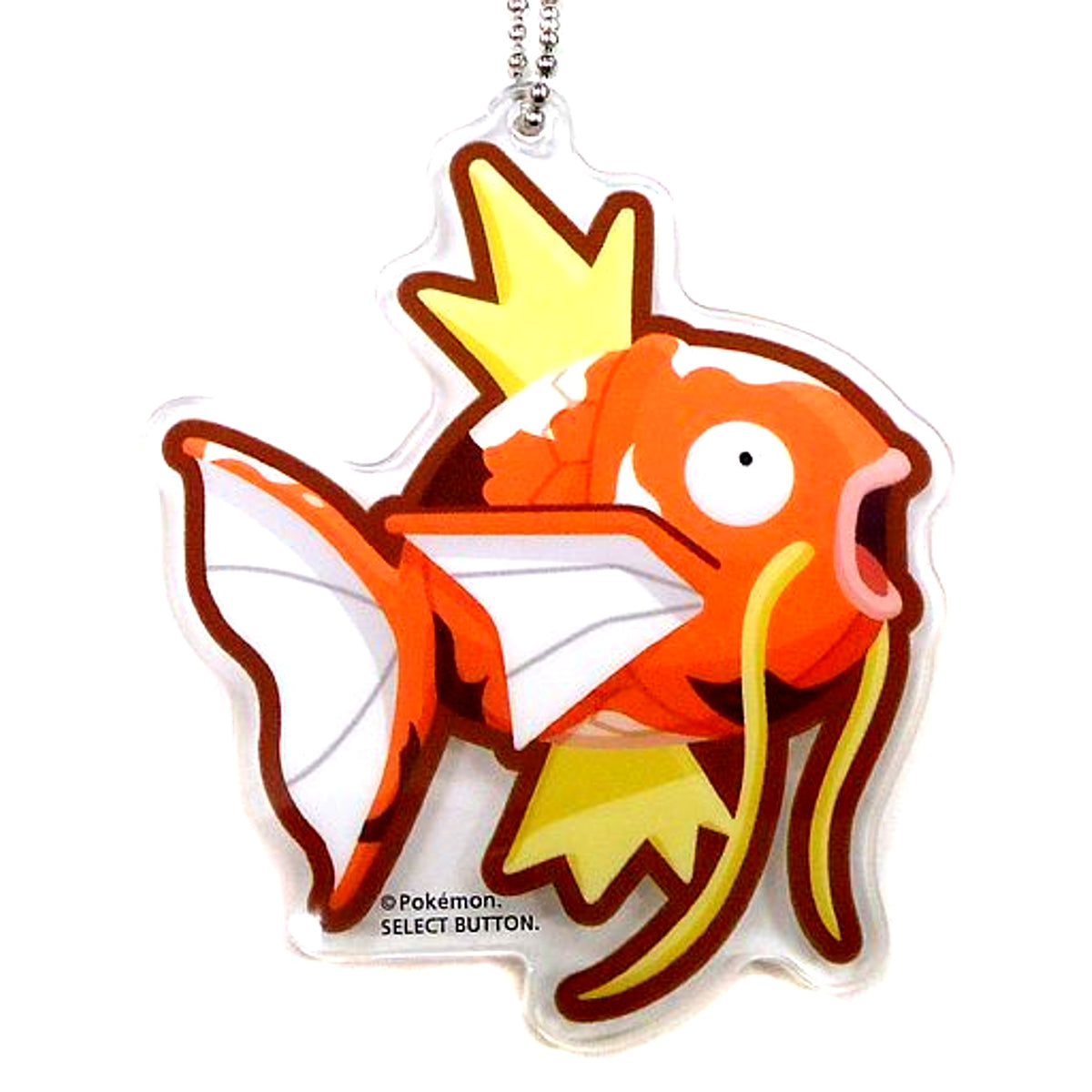 Magikarp Nishiki Red White Black Acrylic Keychain Collection Pokemon Magikarp Jump Pokemon Center Limited [USED]