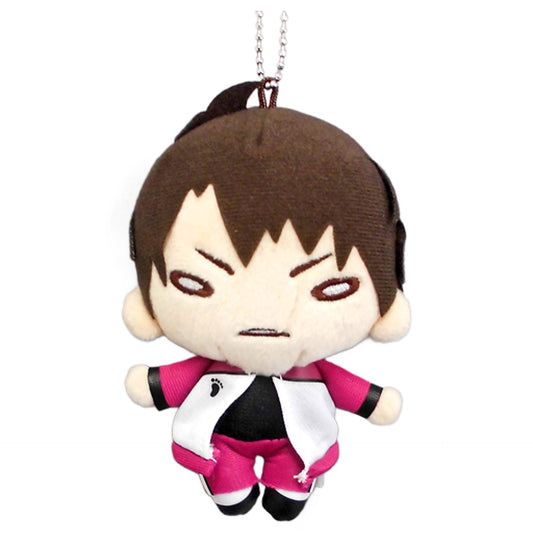 Haikyu!! Wakatoshi Ushijima Tracksuit Nitotan Plush Toy with Ball Chain Jump Shop Limited Keychains [USED]
