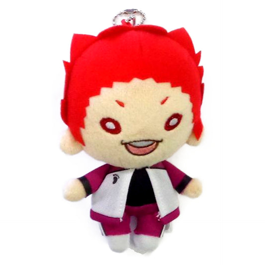 Haikyu!! Satori Tendo Tracksuit Nitotan Plush Toy with Ball Chain Jump Shop Limited Keychains [USED]