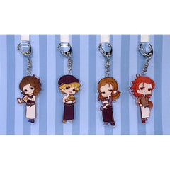 Granblue Fantasy Lancelot & Others Cafe Ver. Acrylic Keychain Set Keychains [USED]