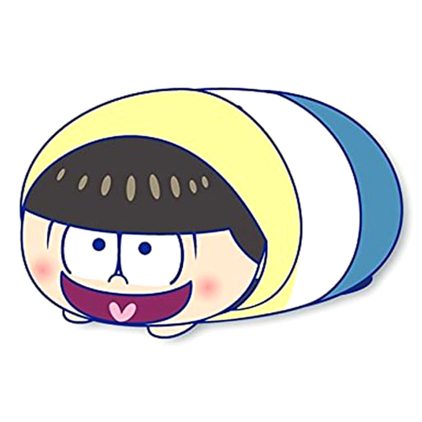 Mr. Osomatsu Jyushimatsu Punikororin Mochitto Mascot Raglan Ver. Mascot [USED]