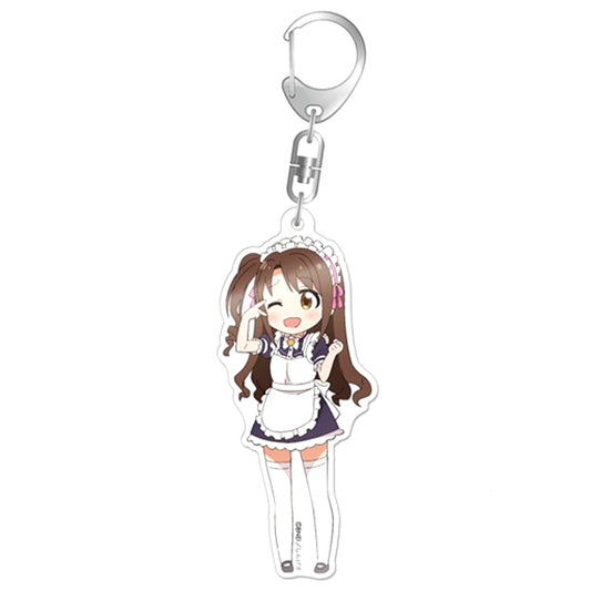 Uzuki Shimamura Maid Outfit The Idolm@ster Cinderella Girls Theater Acrylic Keychain [USED]