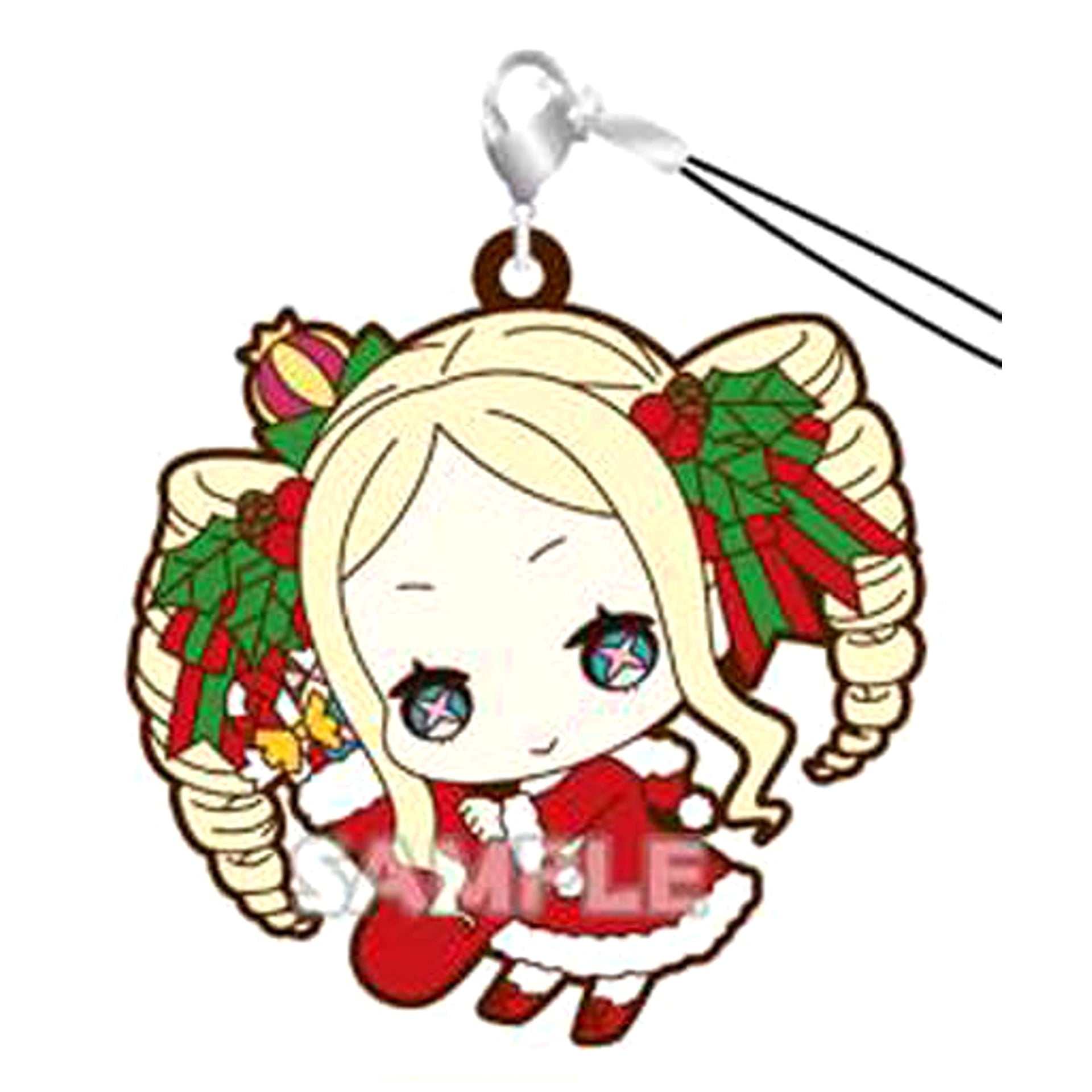 Re:ZERO -Starting Life in Another World- Beatrice Trading Rubber Strap Christmas Ver. Keychains [USED]