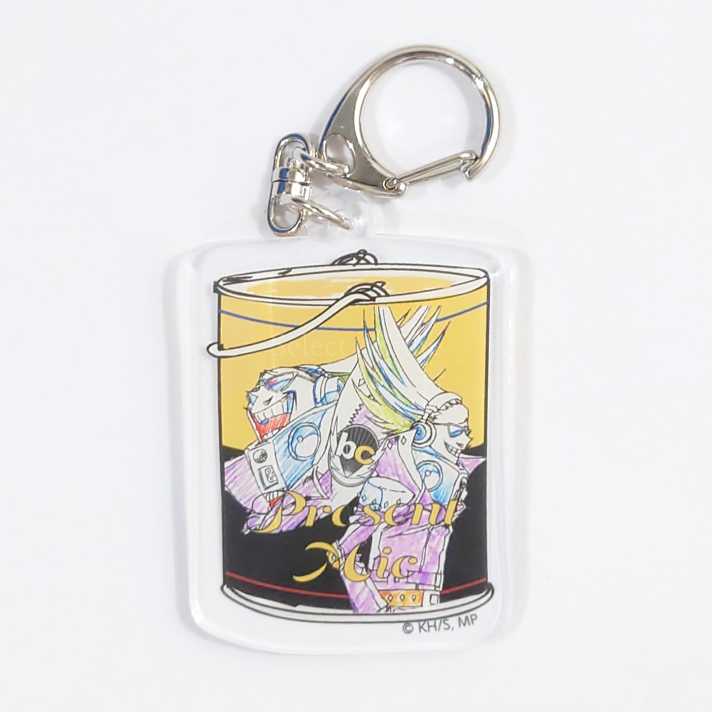 My Hero Academia Present Mic Acrylic Keychain Bunbougu Cafe 2017 Limited Keychains [USED]