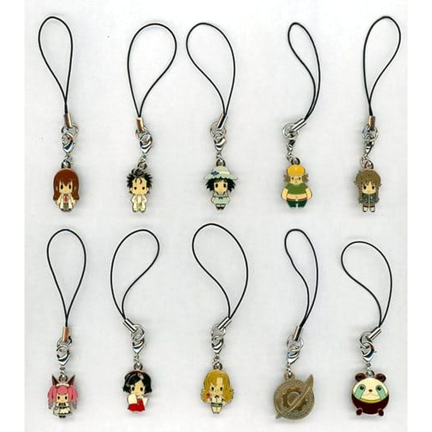 Steins;Gate Rintaro Okabe & Others D4 Labomen Metal Strap All 10 Types Set Keychains [USED]