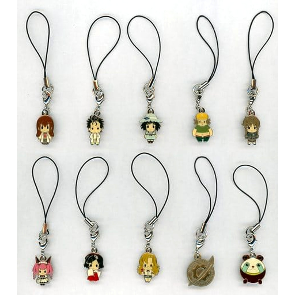 Steins;Gate Rintaro Okabe & Others D4 Labomen Metal Strap All 10 Types Set Keychains [USED]