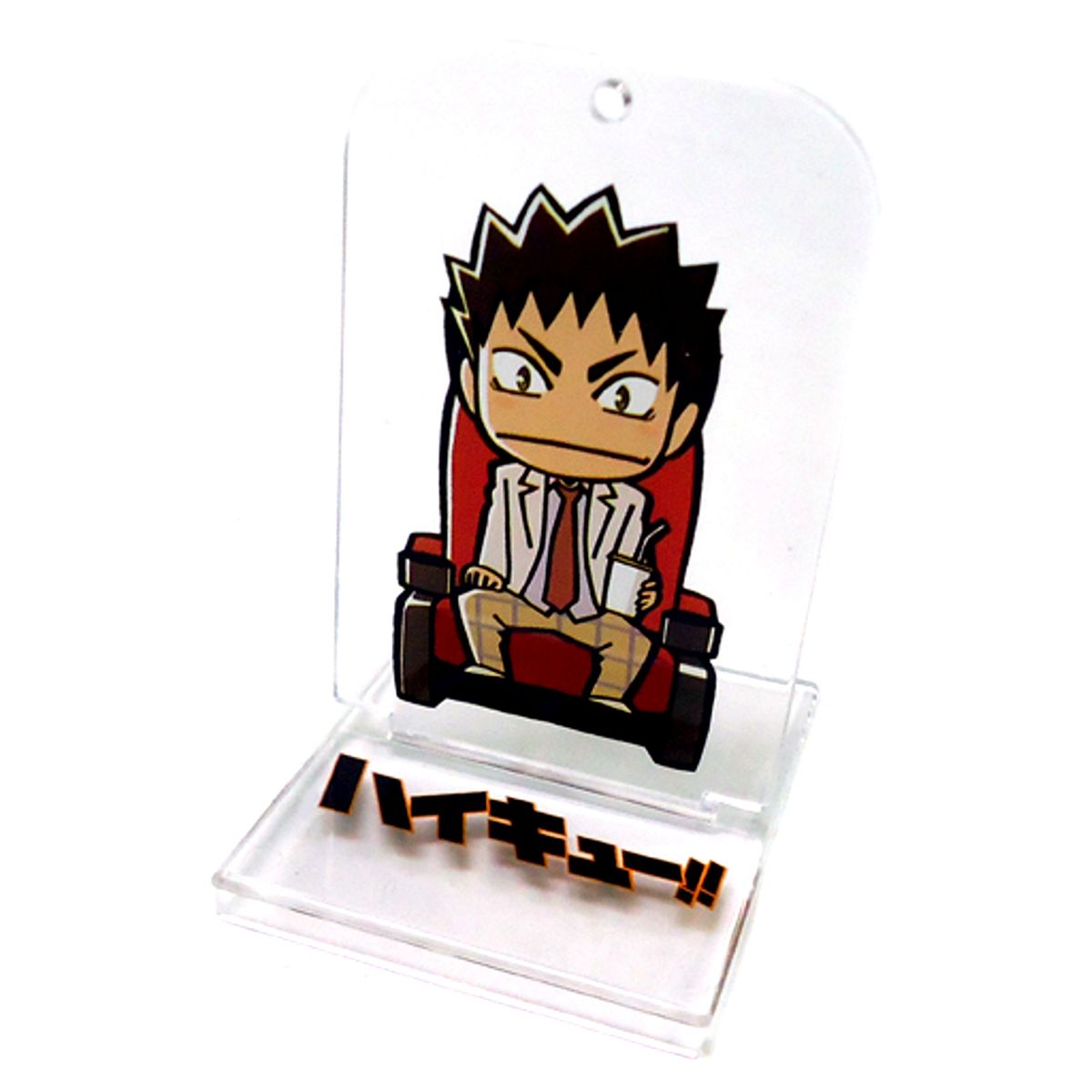 Hajime Iwaizumi Haikyu!! The Movie: Talent and Sense Mini Acrylic Stand Movie Recap Aobajousai High School Match 2nd Week Attendee Bonus [USED]