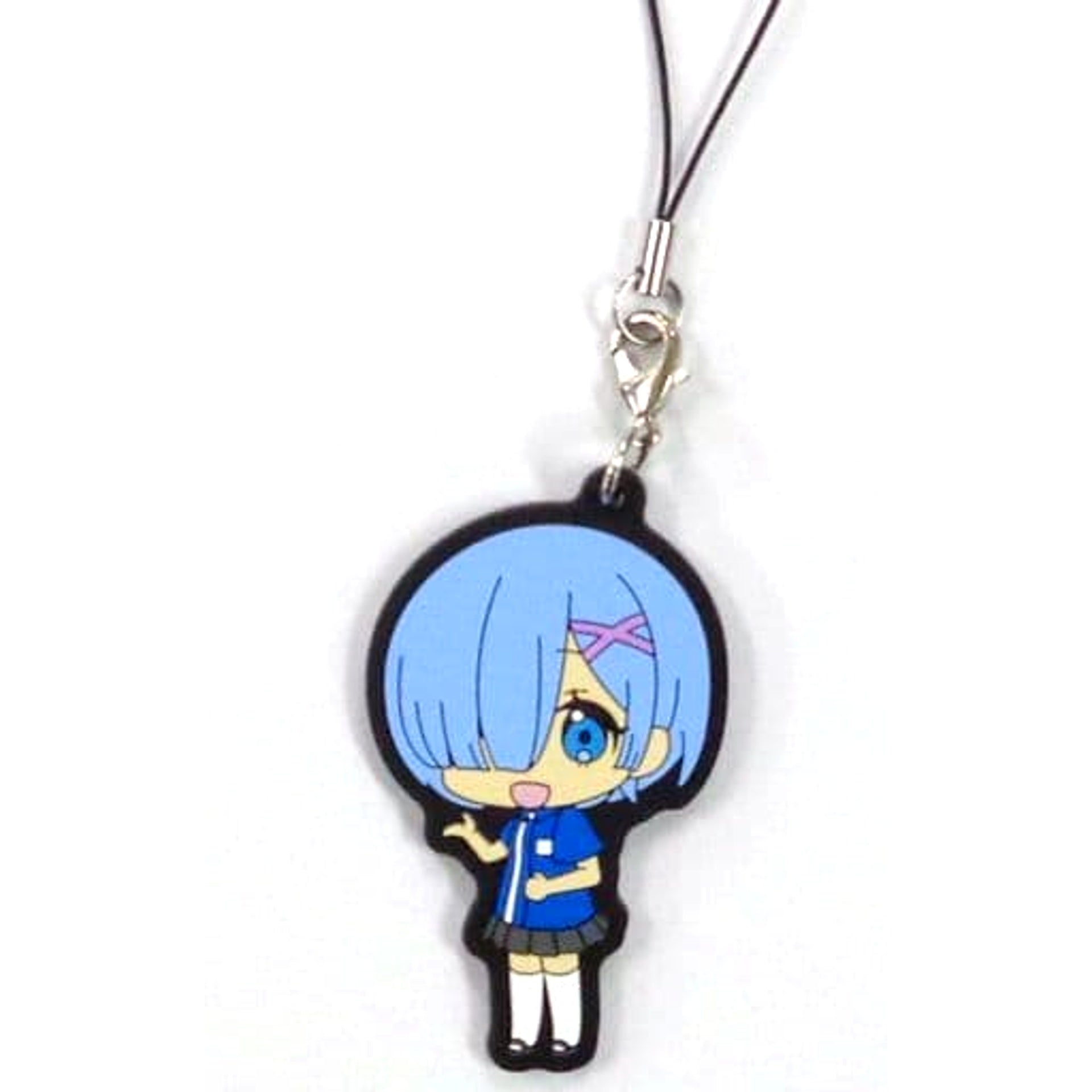 Re:ZERO -Starting Life in Another World- Rem Lawson Uniform Seven Transformations of Rem Rubber Strap LAWSON Limited Keychains [USED]