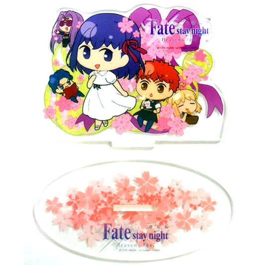 Fate/stay night cafe Acrylic Stand with Base Fate/stay night Heaven's Feel Movie x ufotable cafe First Half [USED]