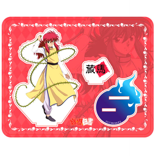 Kurama Illustration Acrylic Stand YuYu Hakusho [USED]