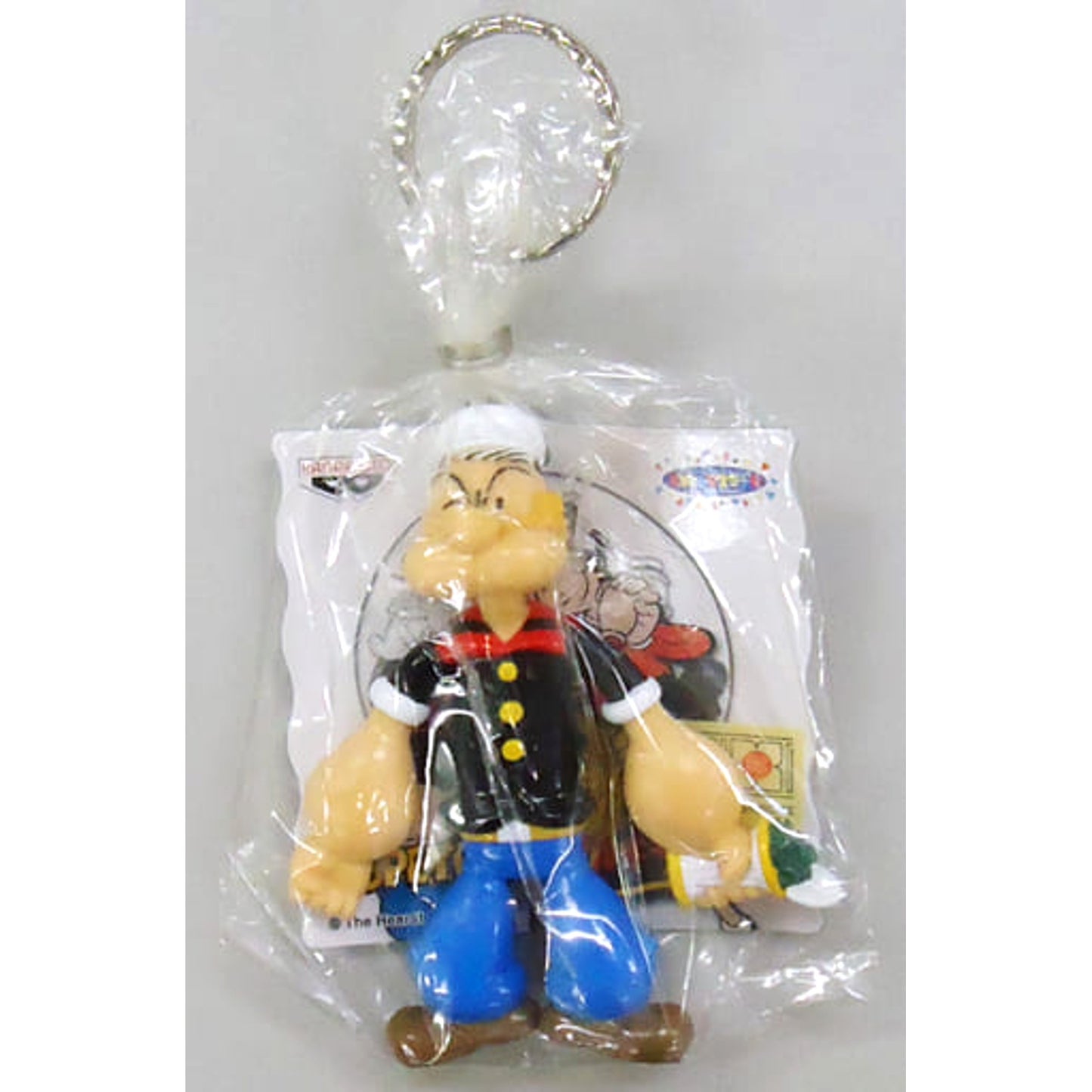 Popeye Popeye Holding Spinach Bendable Keychain Keychains [USED]