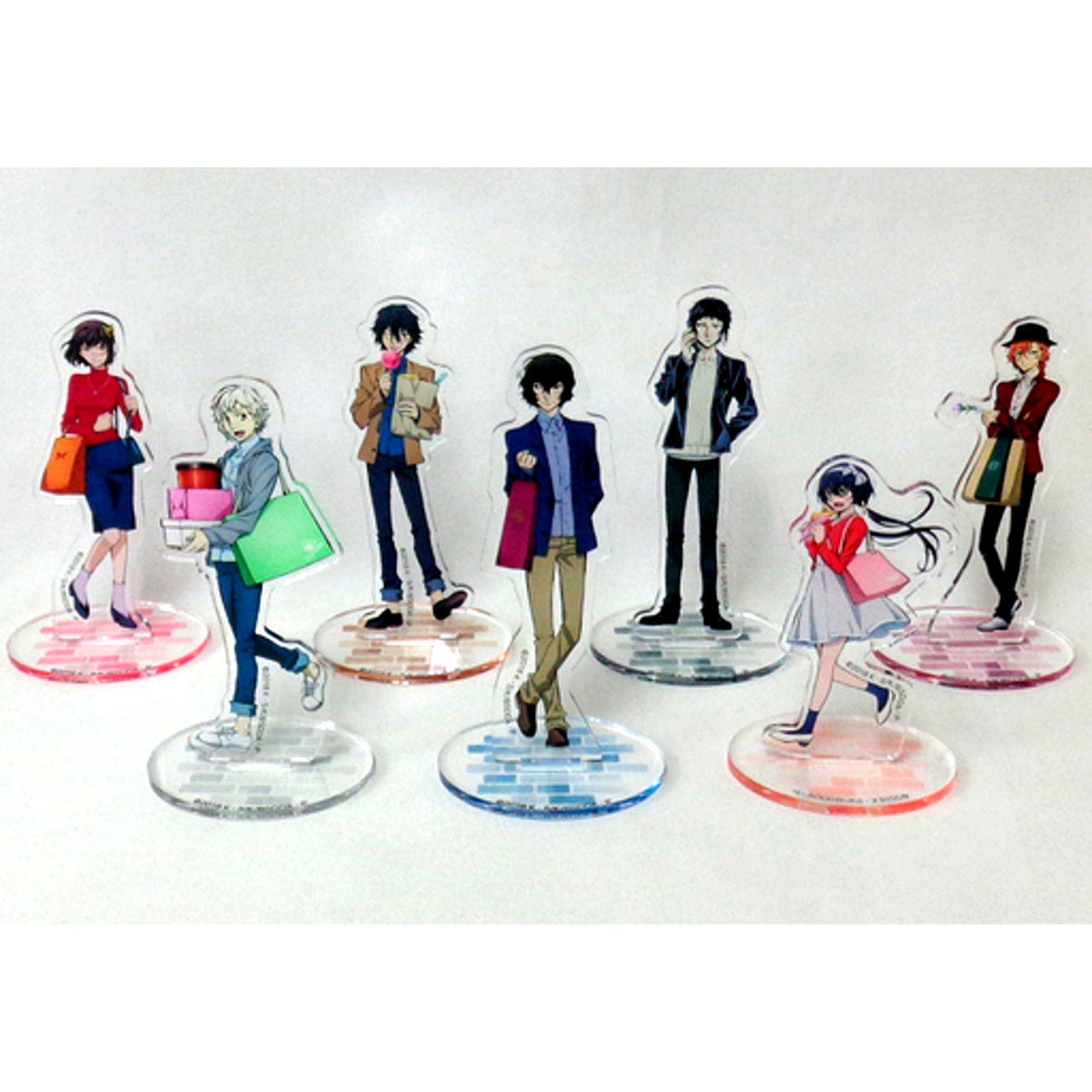Set of 7 Bungo Stray Dogs DEAD APPLE BIG Acrylic Stand Collection [USED]