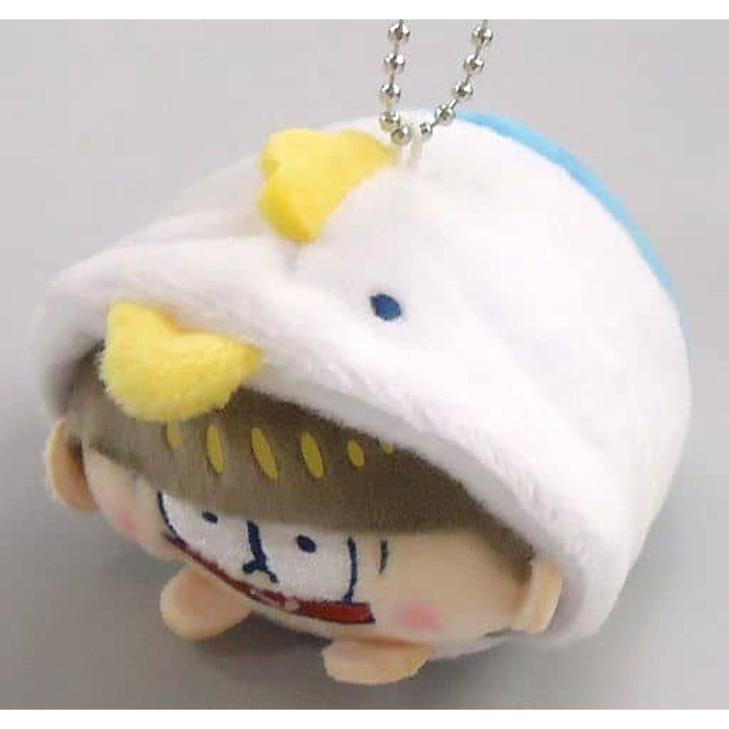 Mr. Osomatsu x Lawson Jyushimatsu Karaagekun Ver. Mochitto Mascot Loppi Limited 6-Piece Set with Can Badge Box Included Buttons [USED]