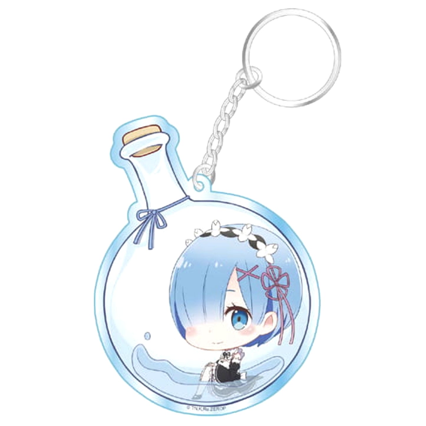 Re:ZERO -Starting Life in Another World- Rem Flask Series Rubber Keychain Collection Keychains [USED]
