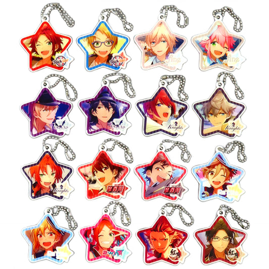 Ensemble Stars! Sena Izumi & Others Kyuvic Plate Keychain Part 2 All 16 Types Set Keychains [USED]