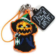 Shin Megami Tensei Jack-o'-Lantern Minnano Kuji Dot Rubber Strap 25th Anniversary Prize F Keychains [USED]