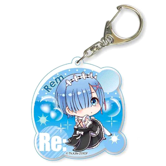 Re:ZERO -Starting Life in Another World- Rem Pukasshu Choideka Acrylic Keychain Keychains [USED]