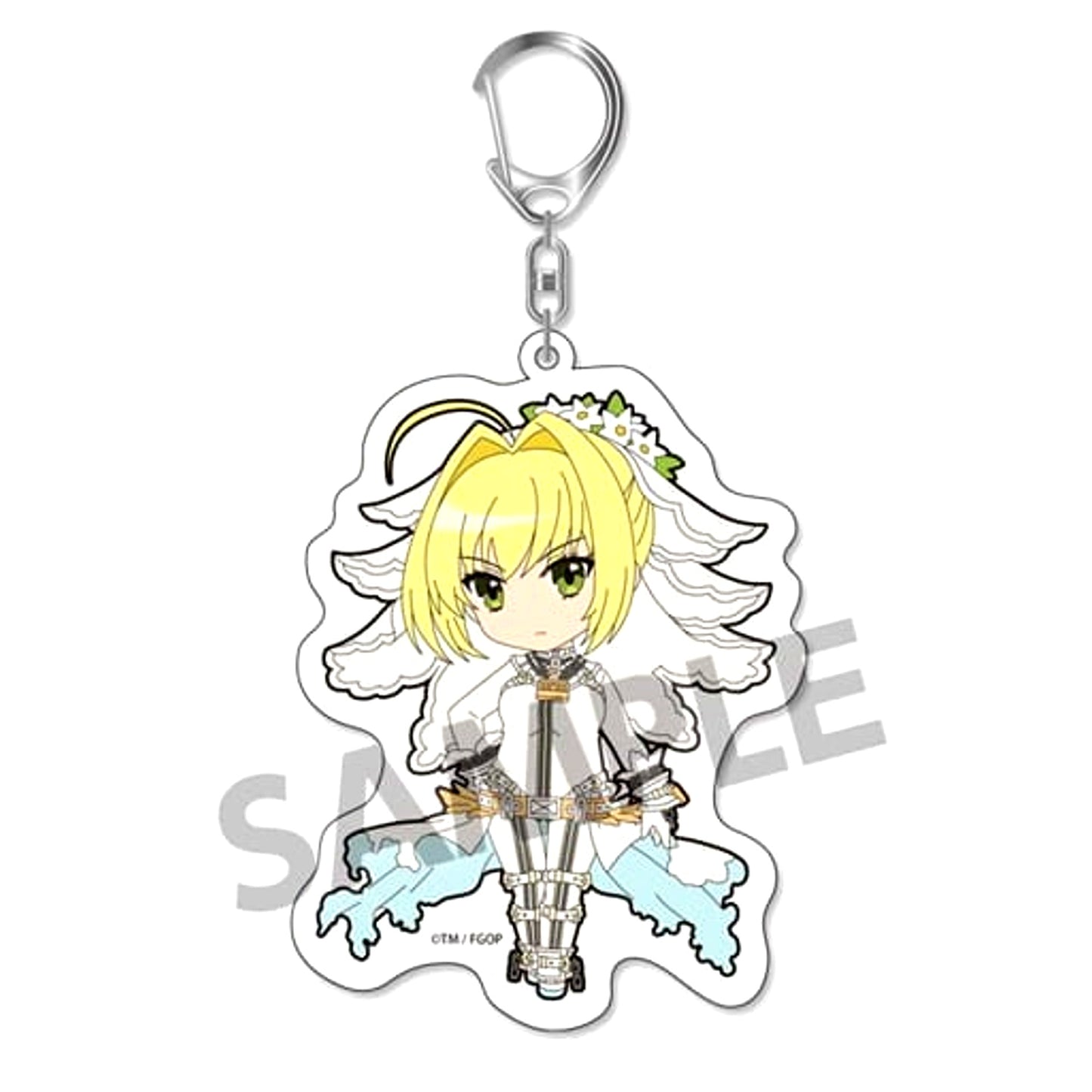Fate/Grand Order Nero Claudius Bride Saber Pic-Lil! Trading Acrylic Keychain Vol.3 [USED]