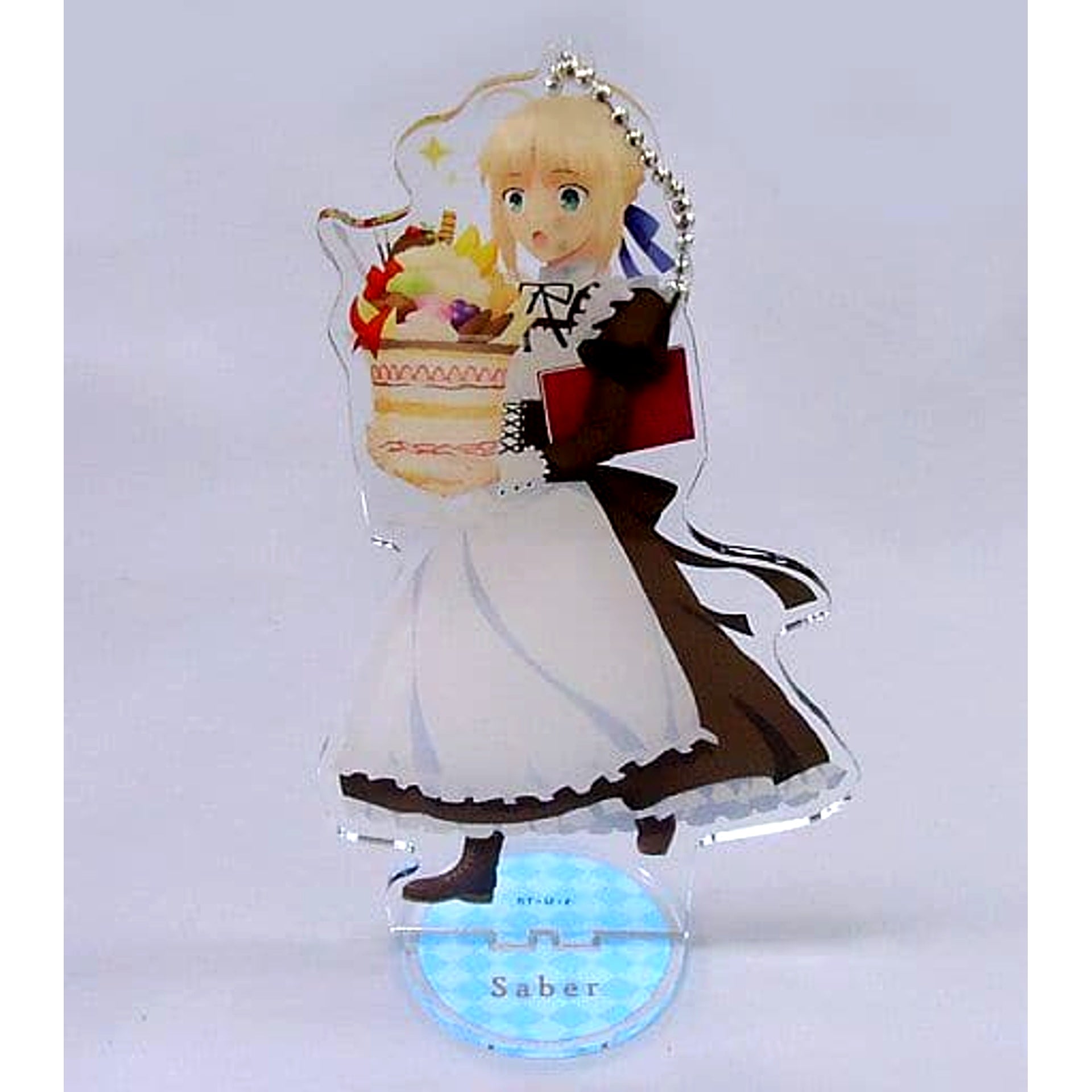 Saber Fate/stay night [Heaven's Feel] Newly Drawn Big Acrylic Stand Fate/stay night [Heaven's Feel] x GOOD SMILE x animatecafe [USED]