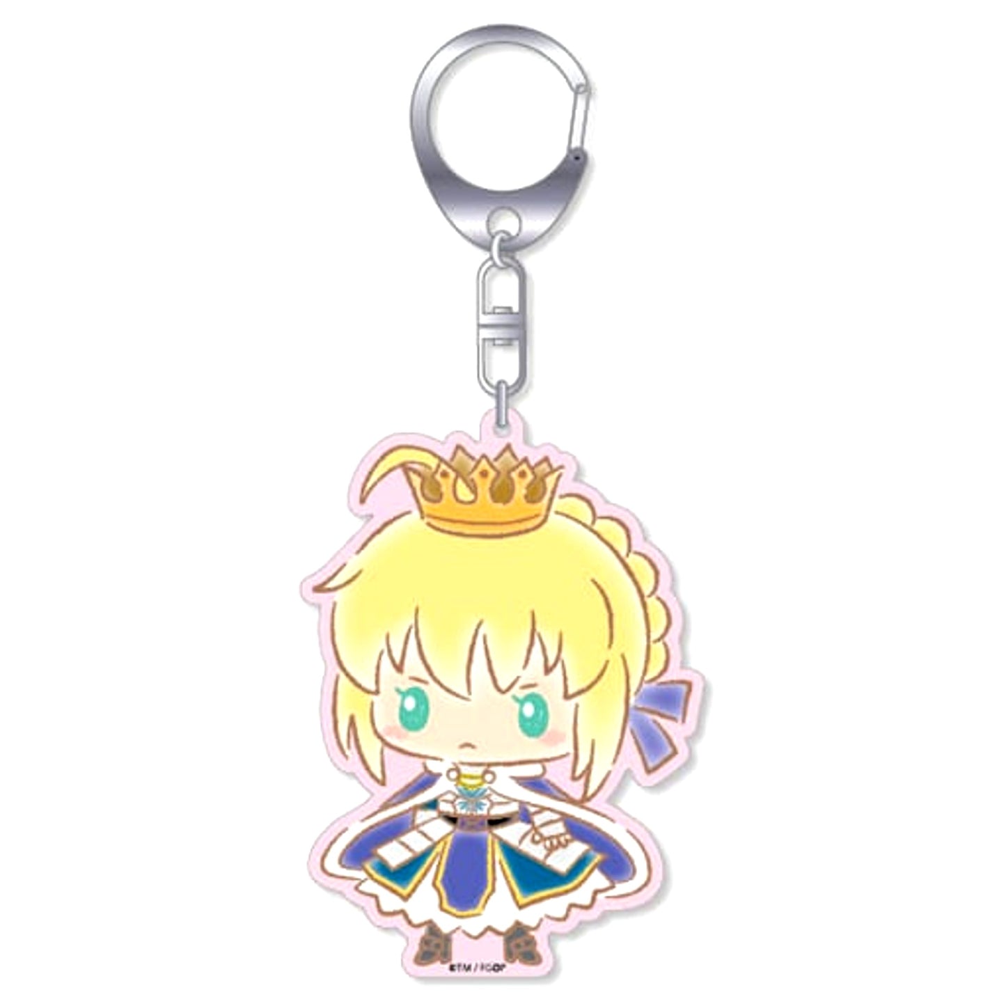 Fate/Grand Order Artoria Pendragon Saber Design produced by Sanrio Acrylic Keychain Fate/Grand Order x Sanrio [USED]