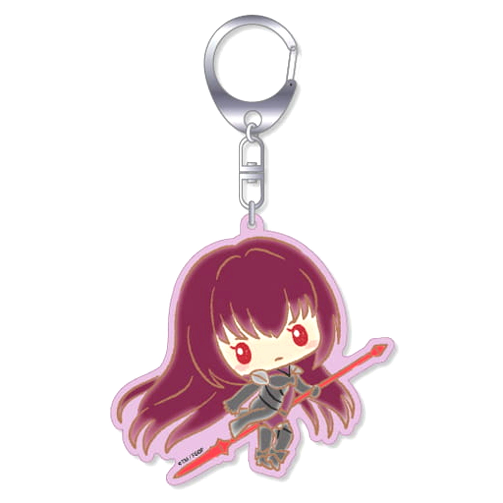 Fate/Grand Order Scathach Lancer Design produced by Sanrio Acrylic Keychain Fate/Grand Order x Sanrio [USED]
